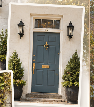 Blue Charleston doorway
